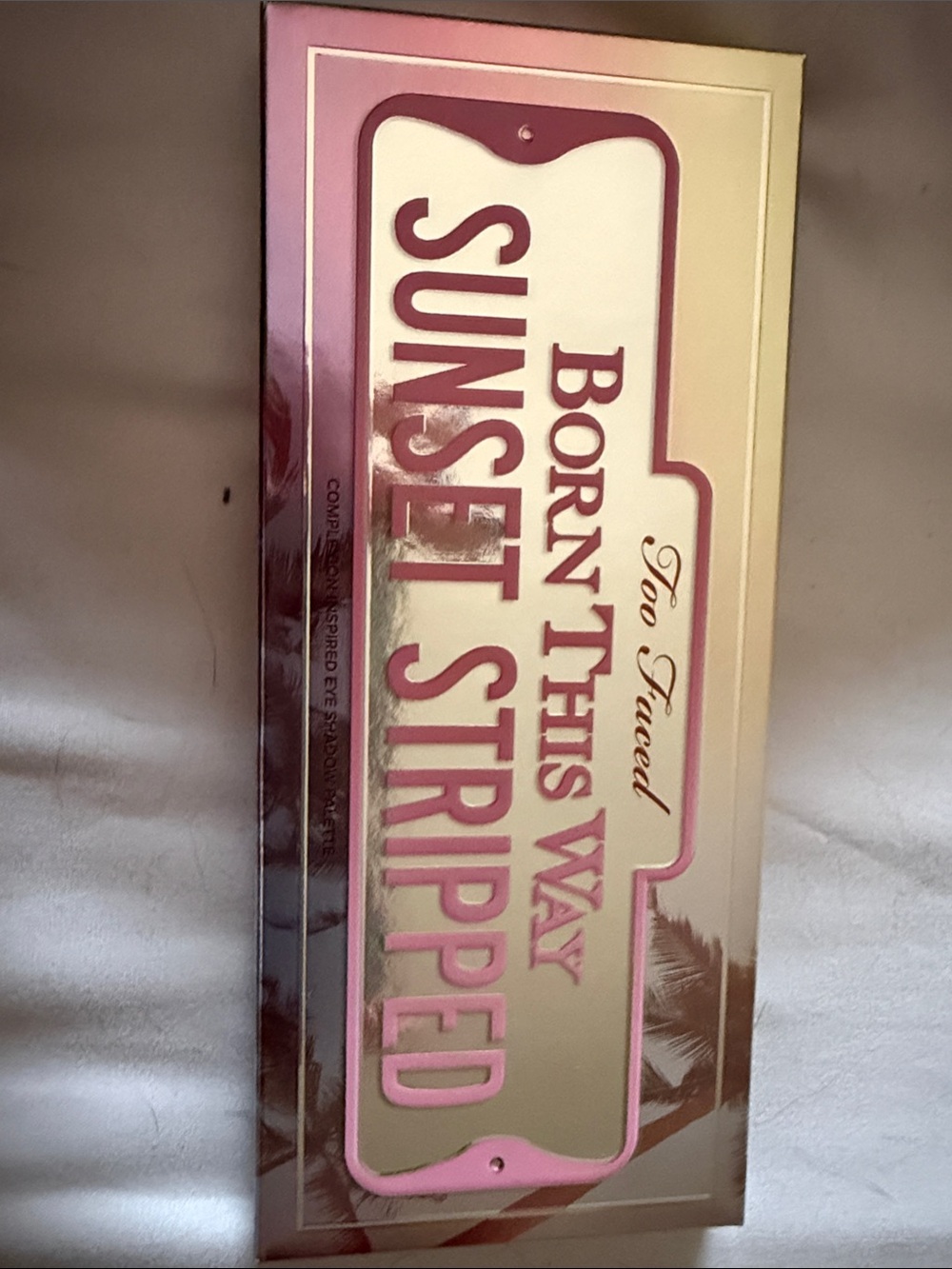 Too Faced Born This Way Sunset Stripped Palette - Pink and Gold